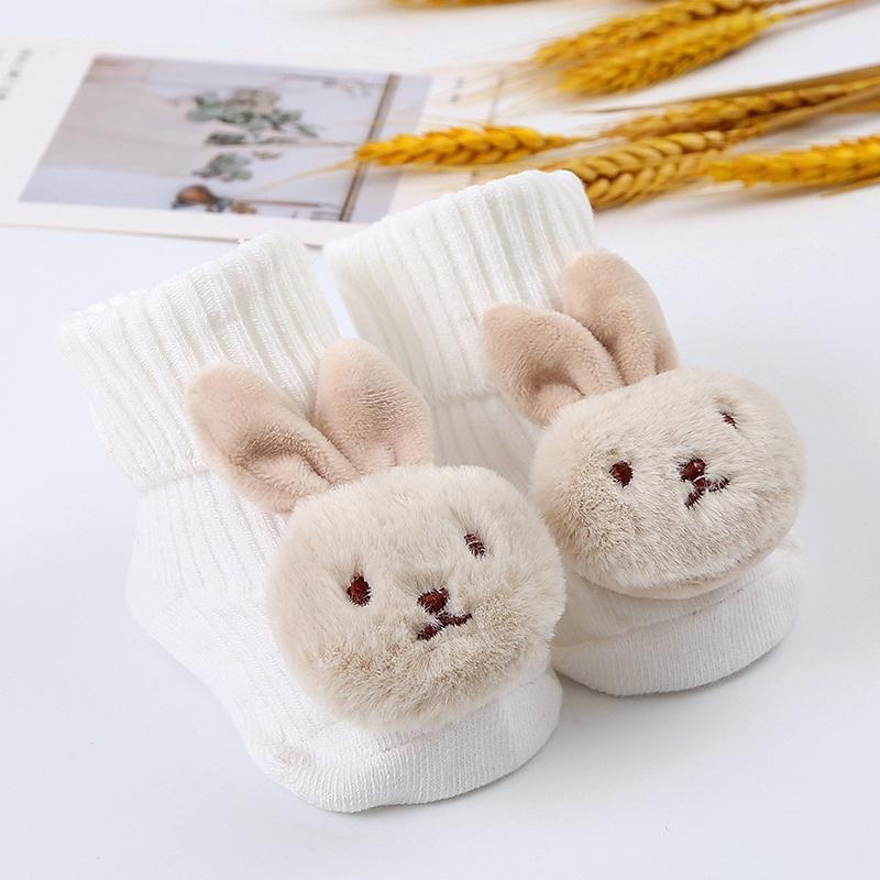 Kids Socks Toddler Non-slip Socks Cute Cartoon Cotton Socks for Baby Boys and Girls