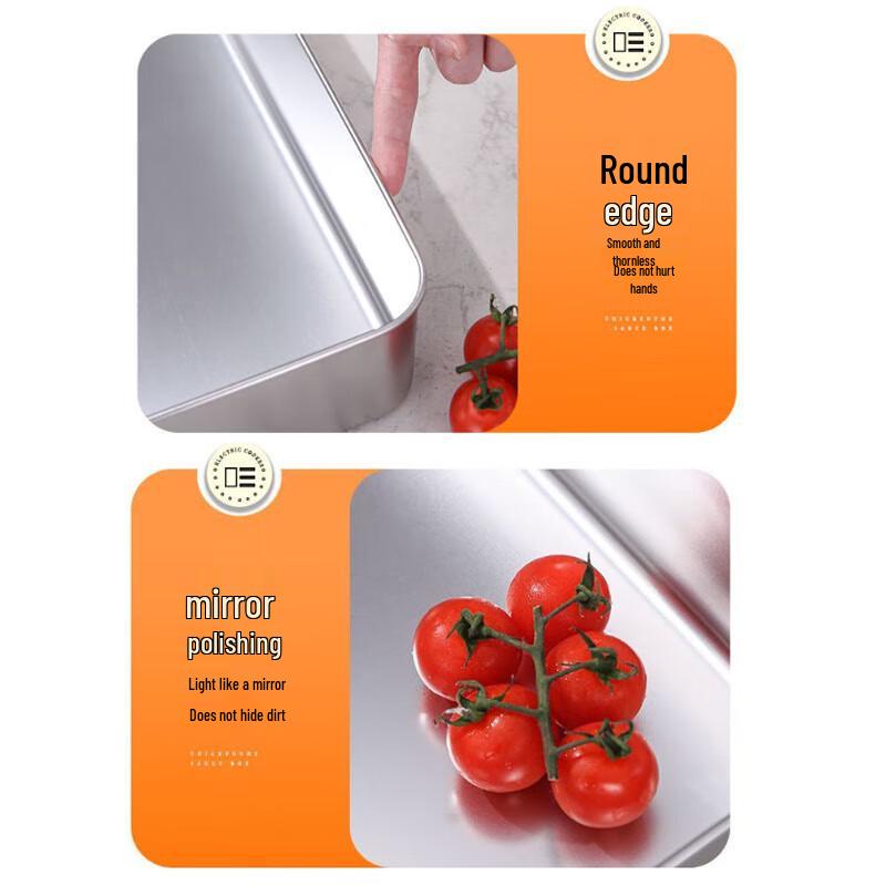 Stainless Steel 4-Compartment Seasoning Box Set with Lid (2-Pack)