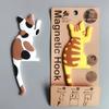 Creative Fridge Hook Cartoon Animal Shape Cat Tail Refrigerator Magnet Sticker for Home