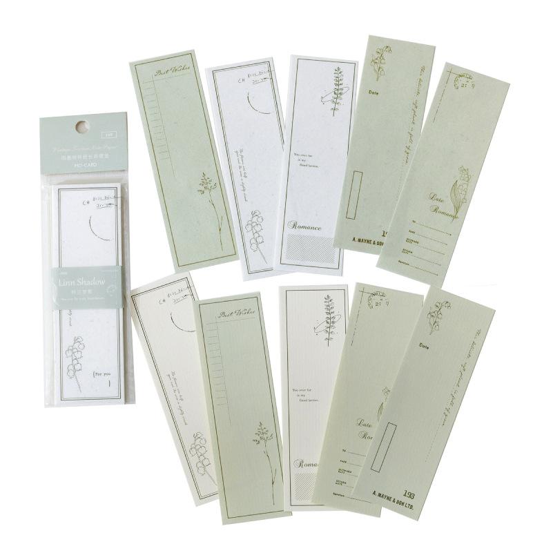 Sticky Notes And Listen To The Wind Series Simple Retro Handbook Message Notepaper Bottom 6 Models