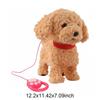 Touch-Sensitive Interactive Plush Dog Realistic Touch Sensing Plush Dog Licking/Talking Puppy Leash Control Pet Toy Gift