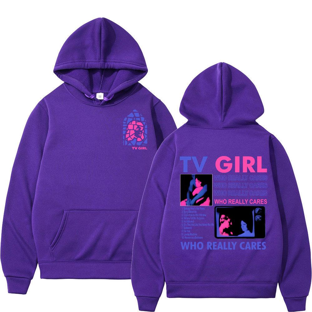 TV Girl Men's printed hoodie retro fashion Sweatshirt Harajuku Y2k hoodie