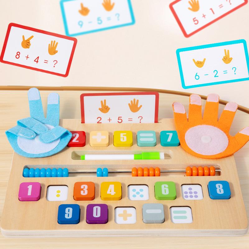 Montessori Math Learning Aids for Kids: Educational Toys for Addition & Subtraction