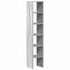 VidaXL Bookcases 2 Pcs Stackable Sonoma Grey Engineered Wood, Shelf, Bookshelf, Book Stand, Cabinet of 858814