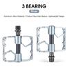 Ultralight Aluminum Alloy Bicycle Pedals 3 Bearings Bike Pedals AntiSlip Waterproof Flat Wide Bike Pedals Cycle