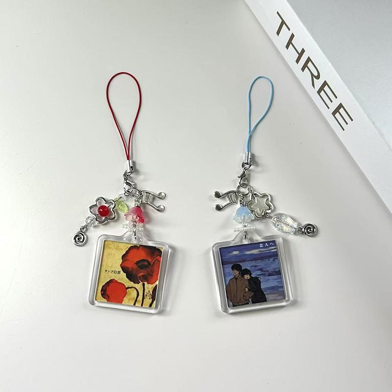 Anime Bilderrahmen Handykette Stil Mädchenhaft USB-Taschenanhänger Handyband Ins