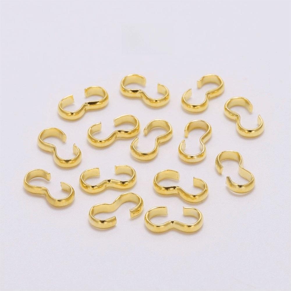 100Pcs Smooth Finish Charm Connector for Bracelets Necklaces Making DIY Jewelry Materials