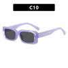High Quality Printed letters small frame square sunglasses new retro sunglasses ladies Korean trend sunglasses fashion wear street shooting