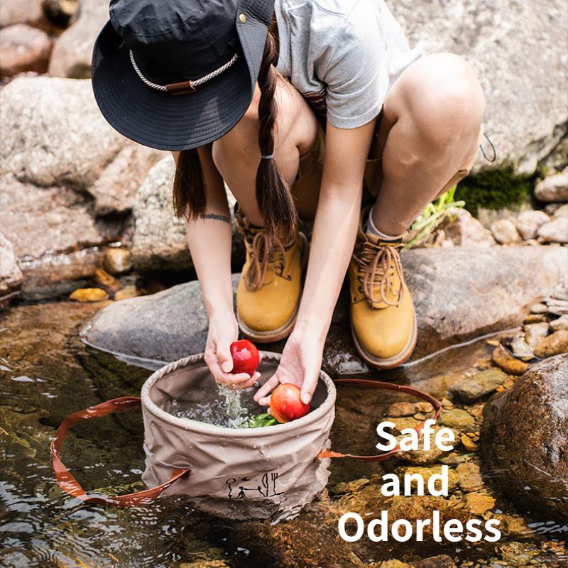 Skládací kbelík pro outdoorové cestování, autonomní jízda, piknik, rybaření, kempování, mytí zeleniny, malý kbelík, velkokapacitní nádrž na vodu