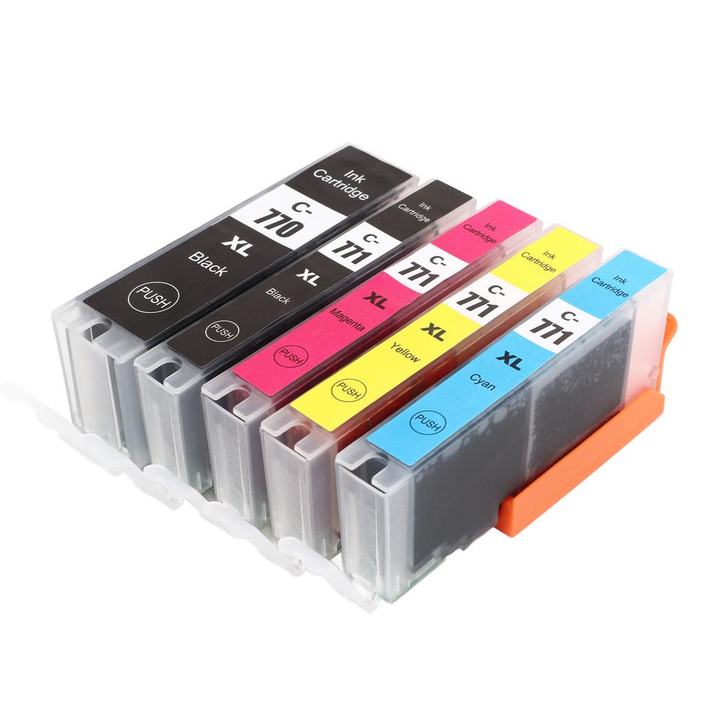 Ink Cartridge Set Black and Color Ink Cartridge Combo for PIXMA MG5770 MG6870 MG7770 TS5070 TS6070