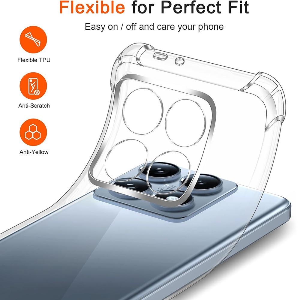 Shockproof Silicone Soft Case For Xiaomi Xiaomi Mi 15S 15 14 14T T X T S 11 11T Pro Lite 5G Ultra Thin Clear Cover