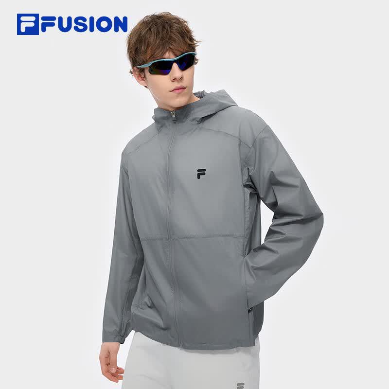 FILA FUSION Men s Hooded Sun Protection Woven Jacket XL