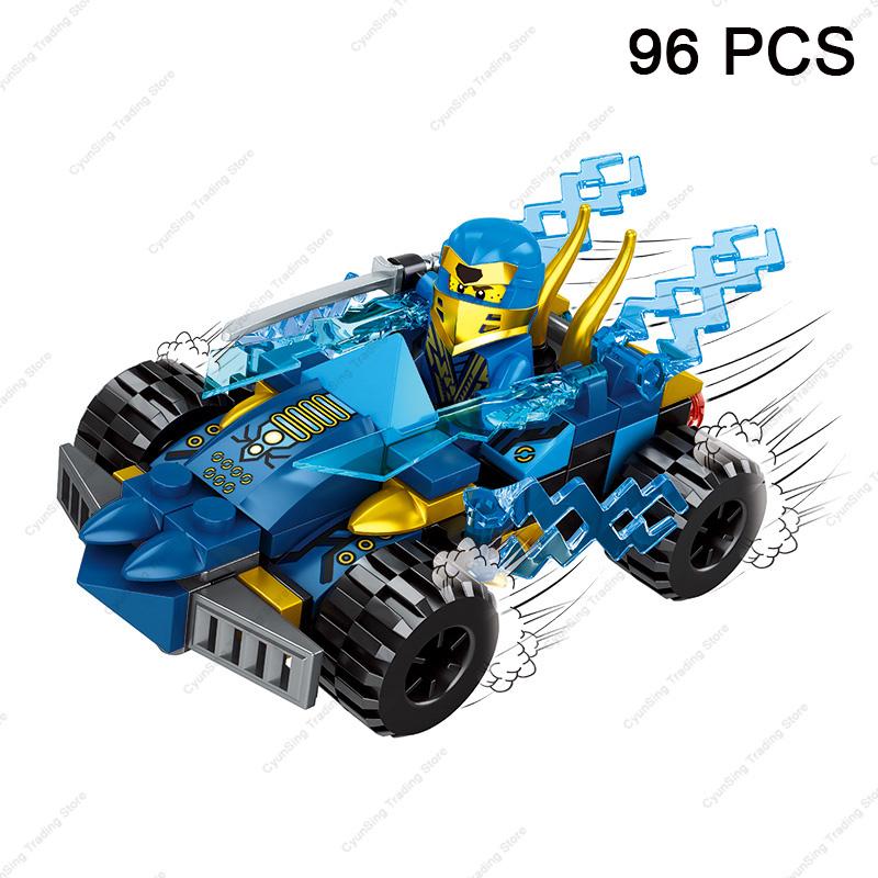 Ninja 4 In 1 Classic Anime Kai Jay Cole Lloyd War Armor Car Mech Chariot Model Action Figure Building Blocks Kit Bricks Kids Toy