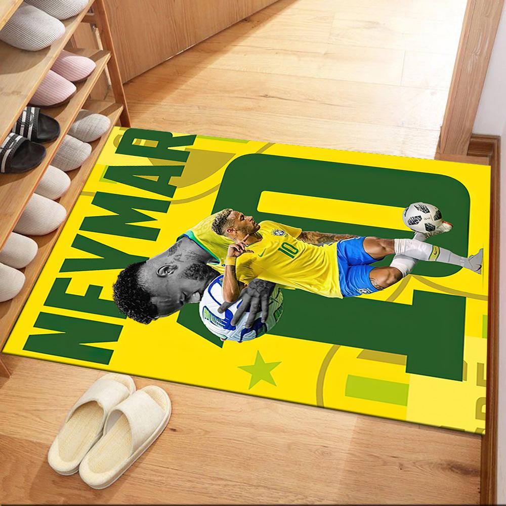 Quadratische Teppiche mit brasilianischen Fußballstars sind eine großartige Wahl für Wohnzimmer, Schlafzimmer, Heimdekoration und als Geschenke.