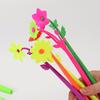 2PCS Cute Plant Flowers Soft Silicone Gel Pen for Writing Office School Supplies Signing Pen