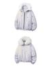 Winter Cotton Hooded Jacket with Removable Fur Collar - Windproof, Warm, and Lightweight for Couples