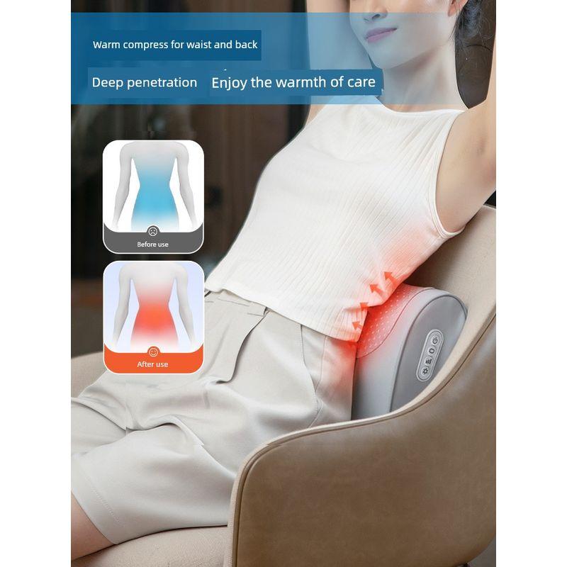 Haier Cervical Spine Massager, Shoulder and Neck Massager, Massage Pillow, Cushion, Waist and Back Full-Body Kneading Device, Gift Idea