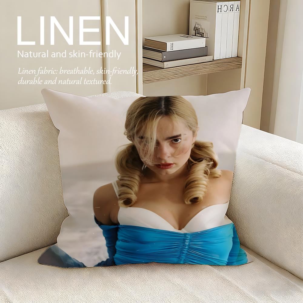 

Music Addison Rae Cushion Cover Pillowcase Set Pcs x x Breathable Washable Sofa Cushion Cover 30X30cm