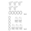 5x Commercial Paper Towel Dispenser Key with 5 Keyrings for Professionals