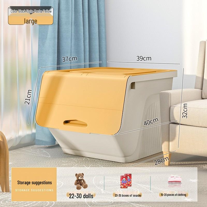 Flip-Top Storage Box for Clothes