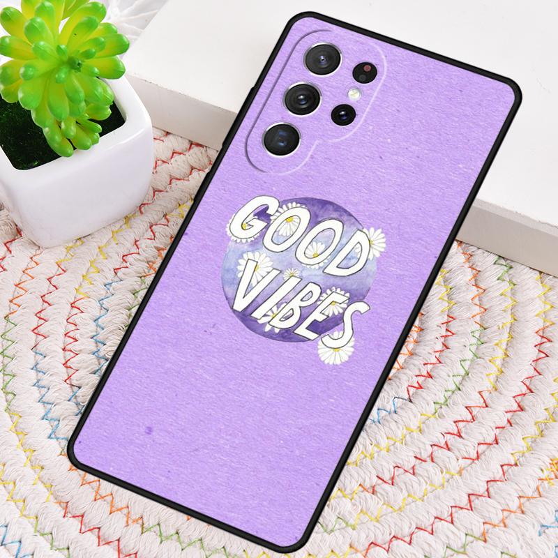 Quotes Texture TPU Phone Case For Samsung Galaxy Note 10 Pro S26 S25 S24 S23 S22 Ultra Plus S21 FE S20 Shockproof Cover