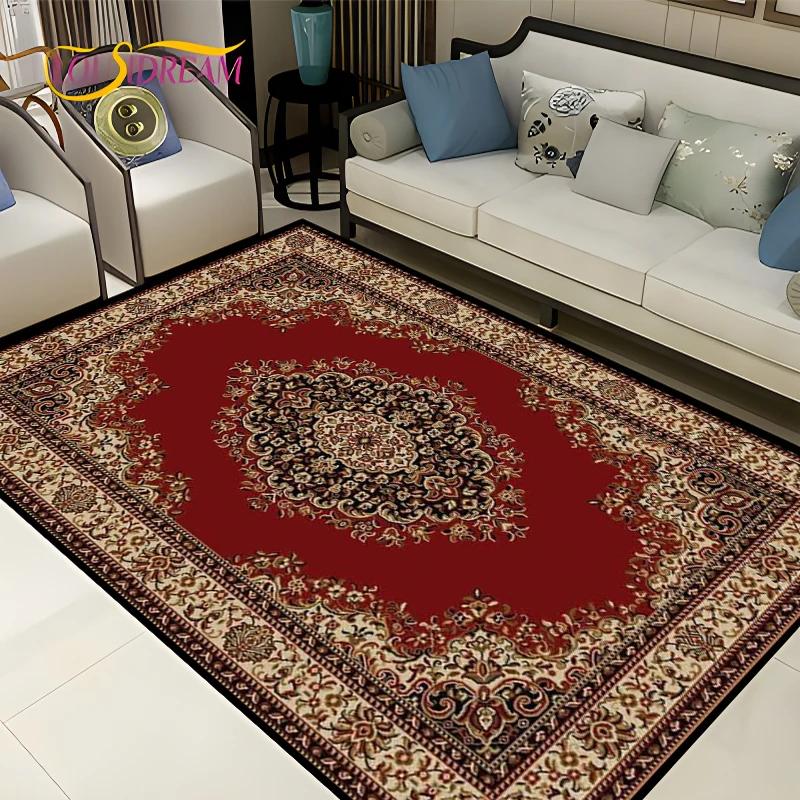 Vintage Fars Halısı Oturma Odası Yatak Odası Bohemya Türk Fas Etnik Kilimler Kaymaz Mandala Geometrik Kapı Paspası Poster Paspas