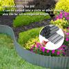Galvanized Steel Landscape Edging Border Corrugated Metal Fencing for Gardens Flower Beds Lawns And Landscape Borders