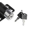 White Sliding Door and Window Bolt Universal Lock Set Sliding Yard Security Lock with Key-Home Office Child Safety Lock