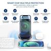 3 In 1 Magnetic Wireless Charger Stand For iPhone 15 14 13 12 Pro Max iWatch AirPods Station Dock MagSafe Fast Charging Station