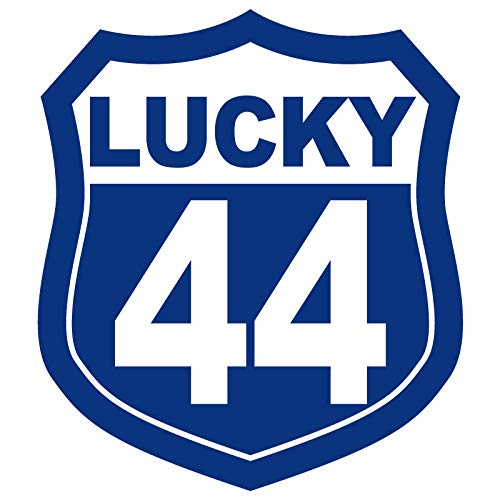 nc-smile Number Sticker Type A Ink Blue L Size Lucky large