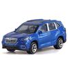 1:64 Scale Forester  Cars Model Diecast Alloy Toys Birthday Advanced Ornament Four Wheel Suspension Rubber Tire Vehice Gifts