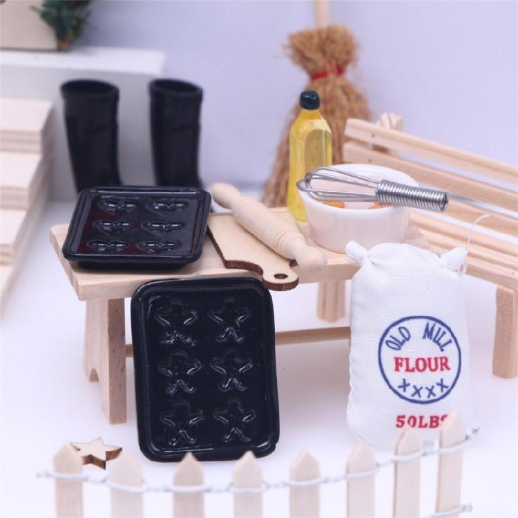 Delicate Dollhouse Christmas Decorations Accessories for Living Room Office