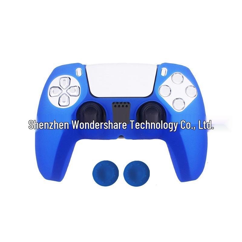 PS5 Controller Silicone Protective Case with Water Transfer Design