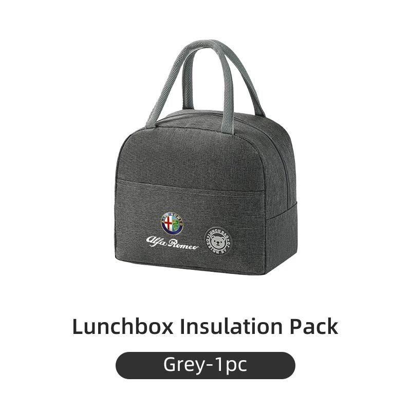 

Car Stickers For Alfa Romeo Car Portable Insulated Lunch Bag Picnic Storage Bag Accessories For Alfa Romeo 159 Giulietta Giulia