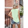 GMXIA Summer Women's V-neck Vest Hollowed Out On Sleeveless Lace Lace