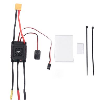 45A RC ESC Brushless Universal Electronic Speed Controller for 110 RC Car Model