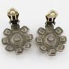 CHANEL COCO Mark Earring Silver metallic 20.3g Women Used