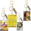 6Cm Acrylic Keychain for Japanese M3 Nihil Zero SAR MUR Miraidon Mew Rare Card Pendant Flash Card Design Backpack Pendant Gift