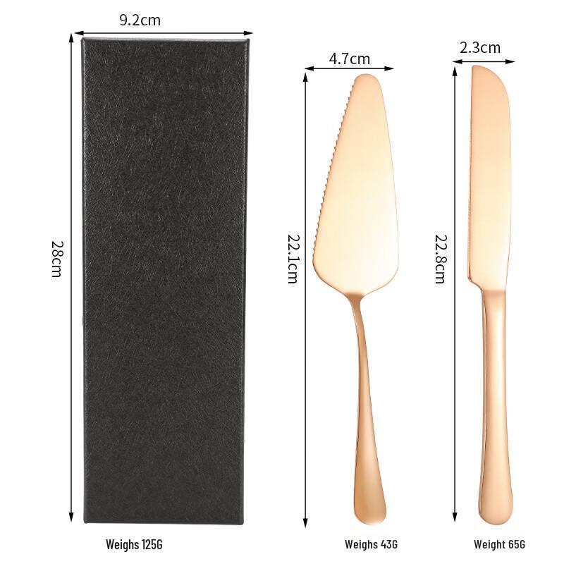 Abay Stainless Steel Cake Knife & Cutlery Gift Set