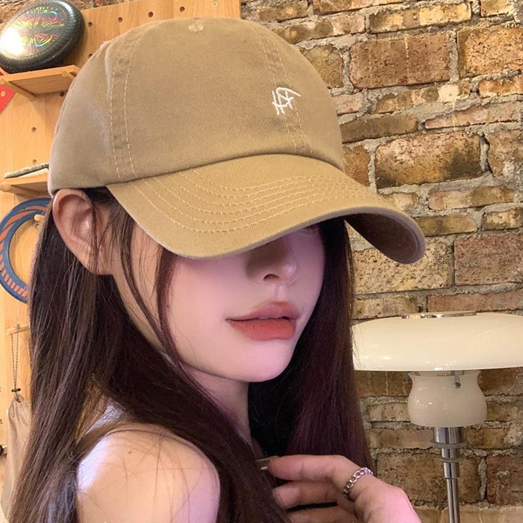 New Cotton Embroidery Letters Baseball Cap For Women Men Solid Color Adjustable Sunshade Hat Outdoor Hip Hop Sports Peaked Caps