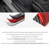 For Tesla Model 3 2017-2026 Model Y 2019-2026 Carbon Fiber Rear Air Vent Outlet USB Panel Trim Stickers Car Interior Accessories