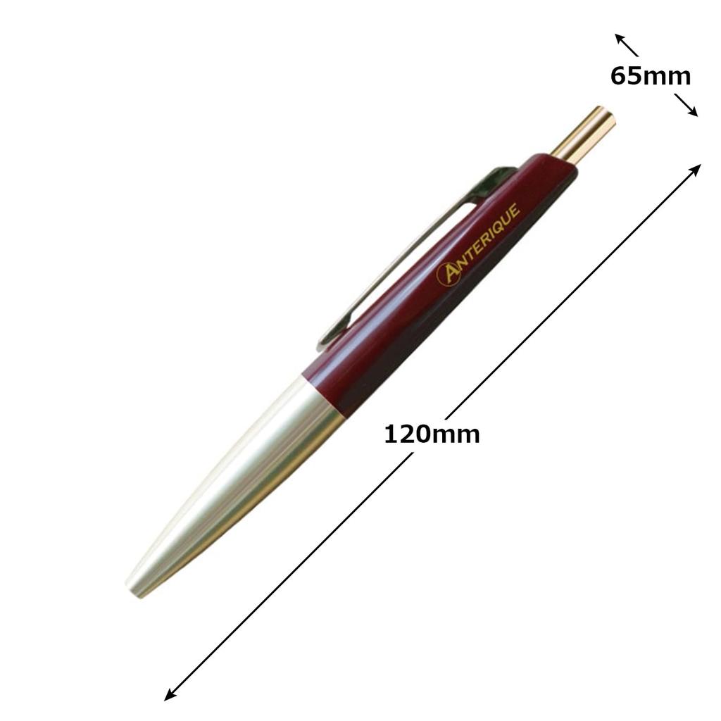 Anteric Ballpoint Mini Oil-Based Pen, 0.5mm, Size, Maroon, BP20-MR