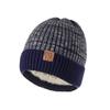 Hat Men's Winter Fleece Warm Knitted Hat Men's Wool Hat Men's Winter Cold-proof Baotou Cold Hat