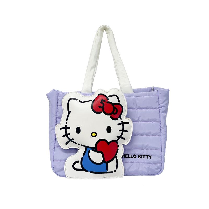 2025 Cute Cartoon Tote Bag - Girlish, Sweet, Large Capacity Shoulder Handbag for Women