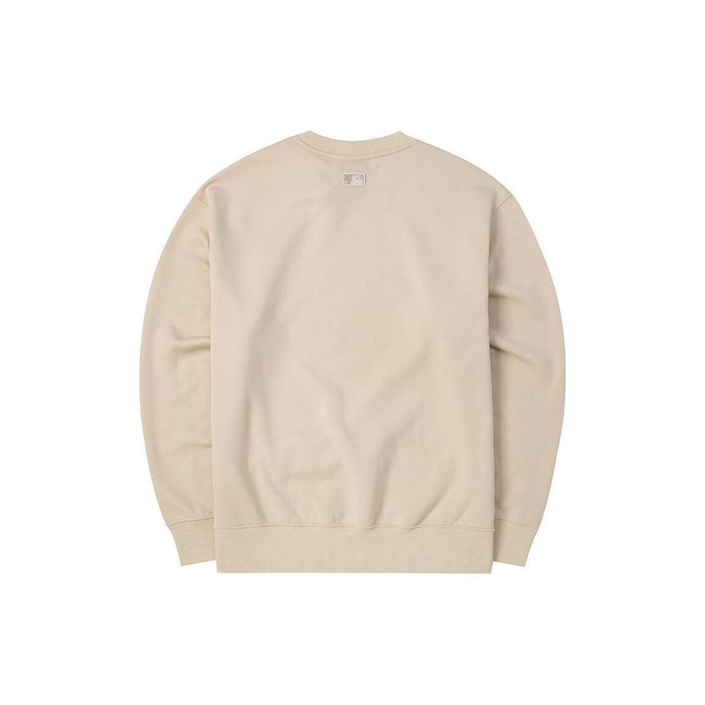 New MLB Sweatshirts Unisex Beige 3AMTB0336-43BGL