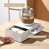 Kettle Placement Table Simple Coffee Machine Drawer Style Storage Rack Office Pantry Desktop Storage Shelf