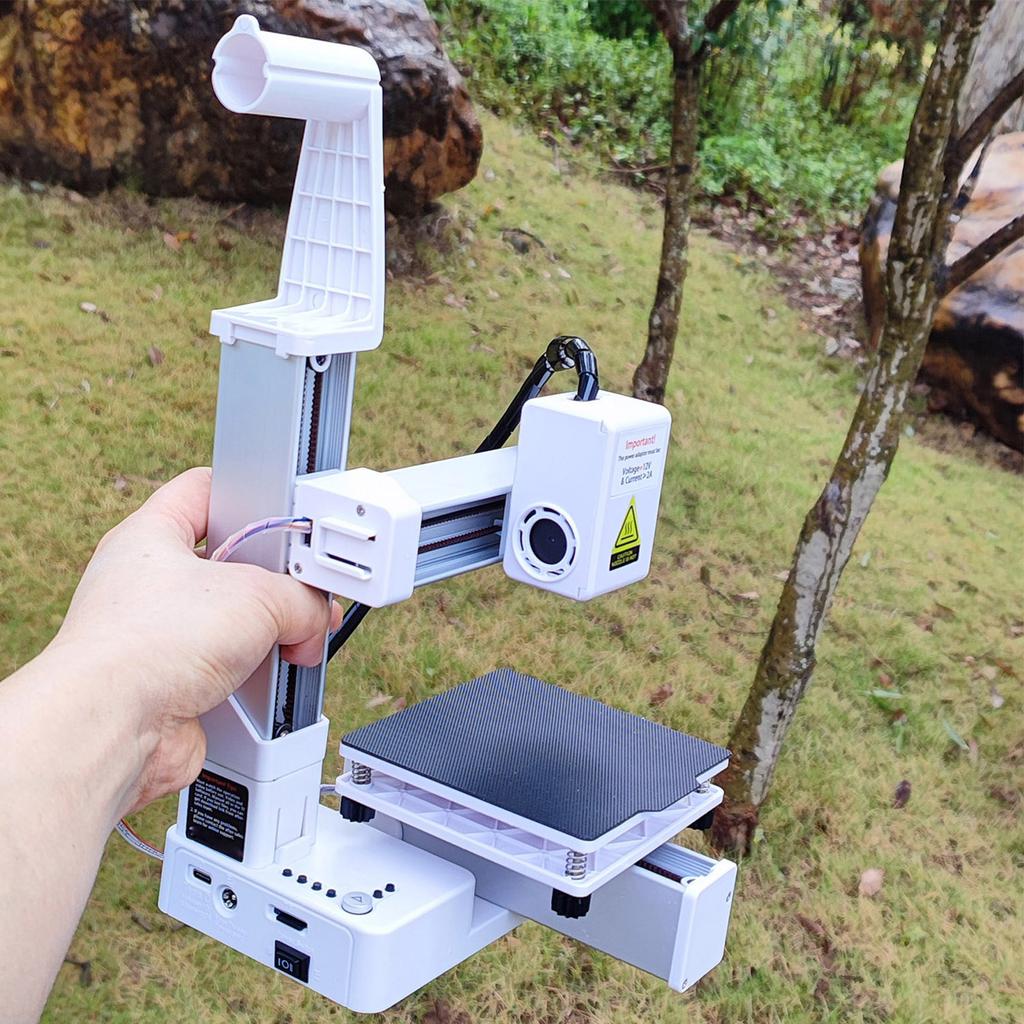 Small 3D Printer 3D Printing Machine High Accuracy Frequency Division Multiplexing 3D Printer Fast Heating Compact for Education