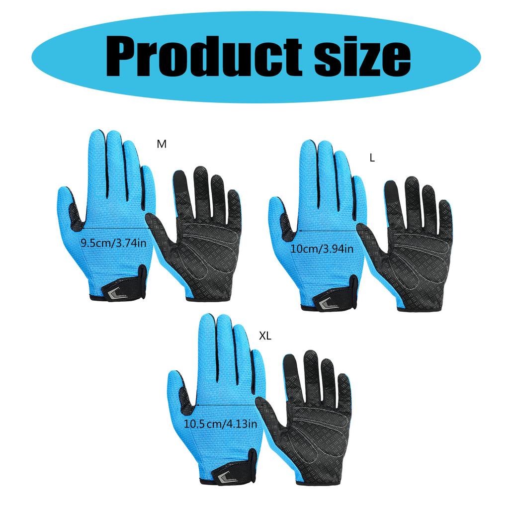 Antislip Gloves Touchscreens Gloves Sport Breathable Full Finger Gloves for Cycling Gloves Women Men Antislip Gloves