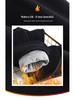 Women's Black Silk Cotton High-Waist Winter Pants - Slimming, Warm, Thickened, Korean-Style, Versatile, Stylish, Slightly Flared.