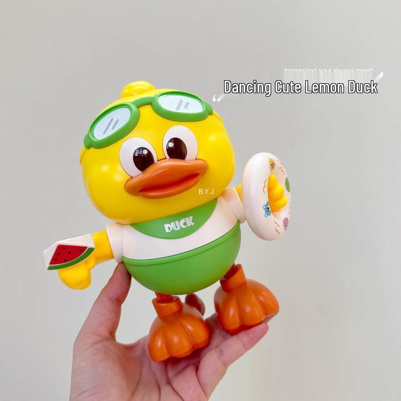 Musical Dancing Duck Toy for Babies: Tummy Time & Head Lifting Training